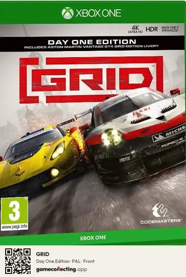 GRID Xbox One, PAL box front