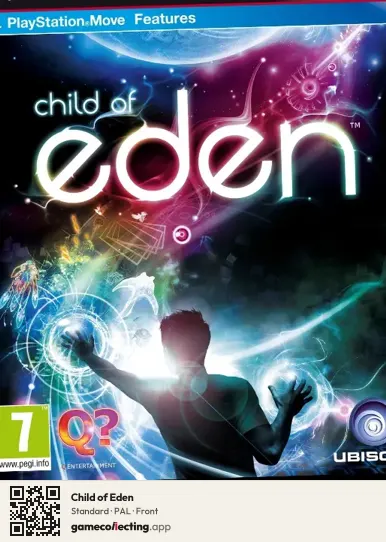 Child of Eden PlayStation 3, PAL box front