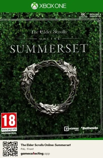 The Elder Scrolls Online: Summerset Xbox One, PAL box front