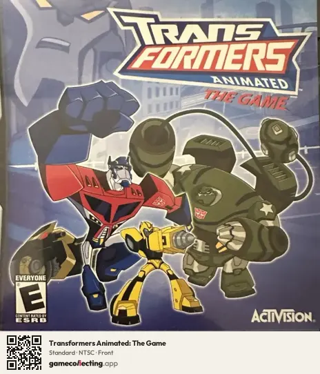 Transformers Animated: The Game Nintendo DS, NTSC box front