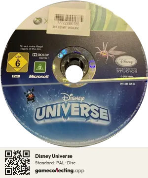 Disney Universe Xbox 360, PAL disc