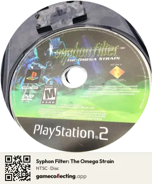Syphon Filter: The Omega Strain PlayStation 2, NTSC disc