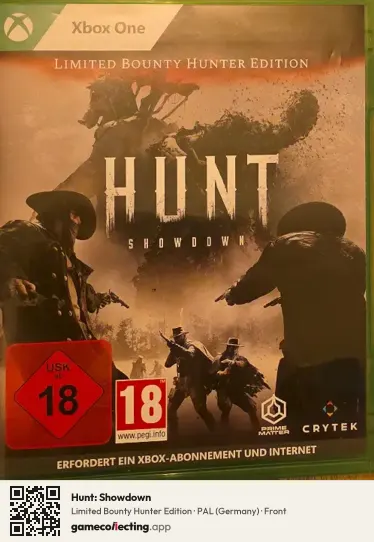 Hunt: Showdown Xbox One, Germany box front