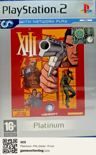 XIII PlayStation 2, Italy box front