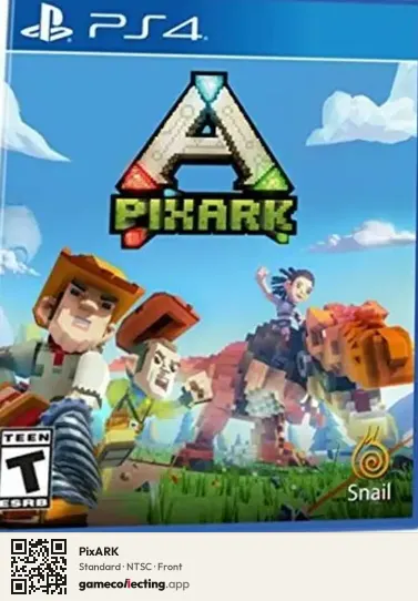 PixARK PlayStation 4, NTSC box front