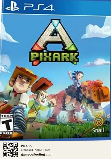 PixARK PlayStation 4, NTSC box front