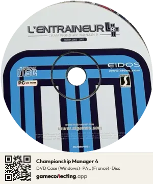 Championship Manager 4 Computer, PAL disc