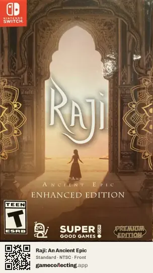 Raji: An Ancient Epic Nintendo Switch, NTSC box front