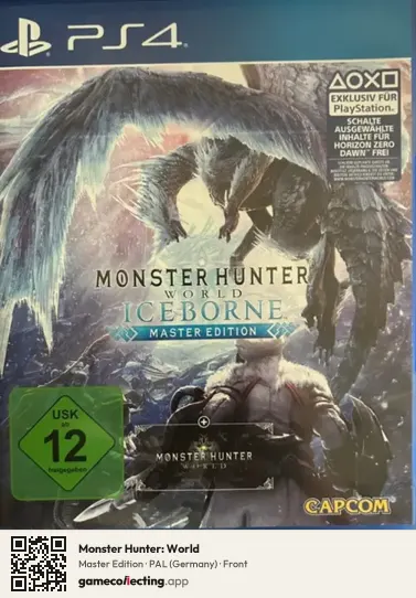 Monster Hunter: World PlayStation 4, Germany box front