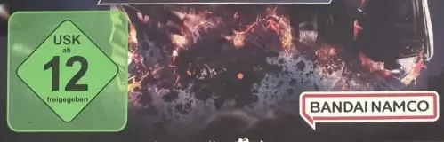 Tekken 8, the USK square on its front