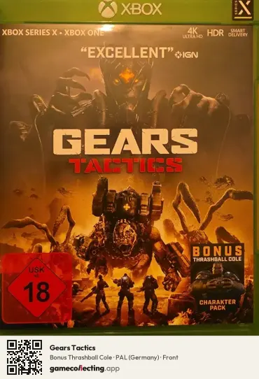Gears Tactics Xbox Series X, Germany box front