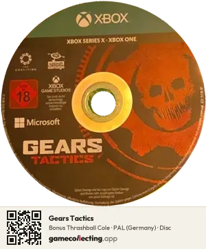 Gears Tactics Xbox Series X, PAL disc