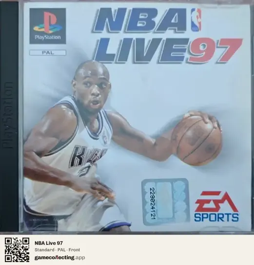NBA Live 97 PlayStation, PAL box front