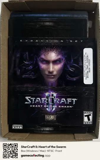 StarCraft II: Heart of the Swarm Computer, NTSC box front