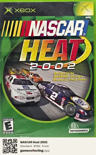 NASCAR Heat 2002 Xbox, NTSC box front