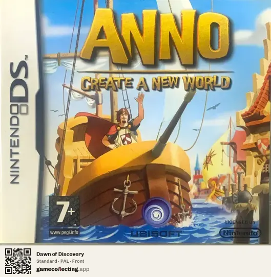 Dawn of Discovery Nintendo DS, PAL box front