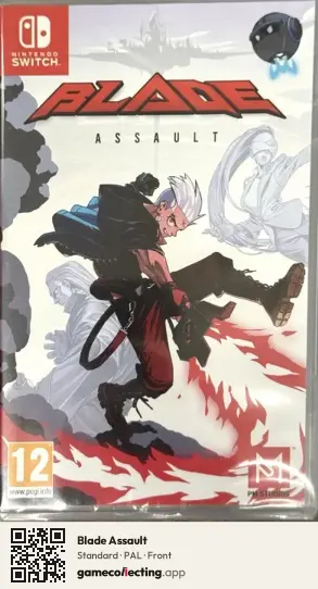 Blade Assault Nintendo Switch, PAL box front