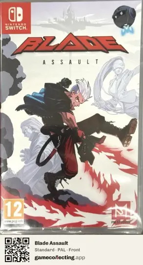 Blade Assault Nintendo Switch, PAL box front