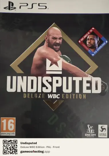 Undisputed PlayStation 5, PAL box front