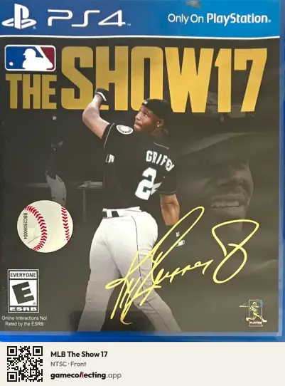 MLB The Show 17 PlayStation 4, NTSC box front