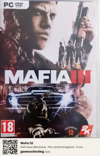 Mafia III Computer, United Kingdom box front