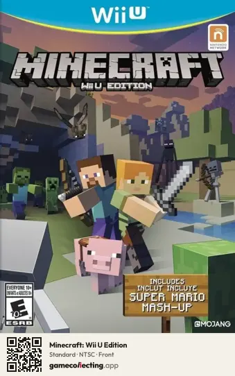 Minecraft: Wii U Edition Nintendo Wii U, NTSC box front