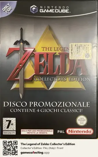 The Legend of Zelda: Collector's Edition Nintendo GameCube, Italy box front