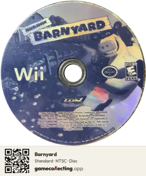 Barnyard Nintendo Wii, NTSC disc