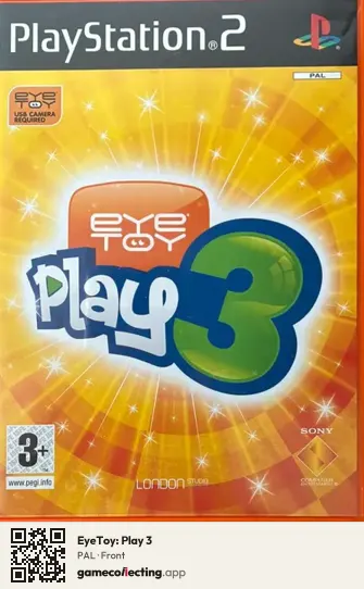 EyeToy: Play 3 PlayStation 2, PAL box front