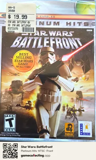 Star Wars: Battlefront Xbox, NTSC box front