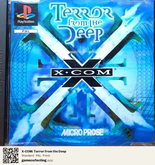 X-COM: Terror from the Deep PlayStation, PAL box front