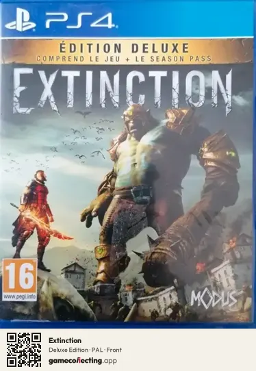 Extinction PlayStation 4, PAL box front
