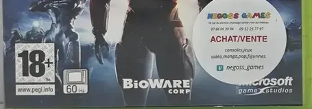 Mass Effect, the PEGI square on its front