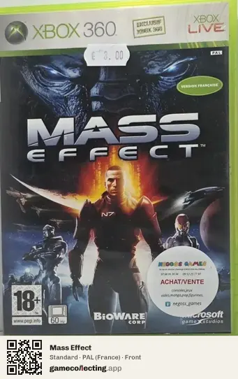 Mass Effect Xbox 360, France box front