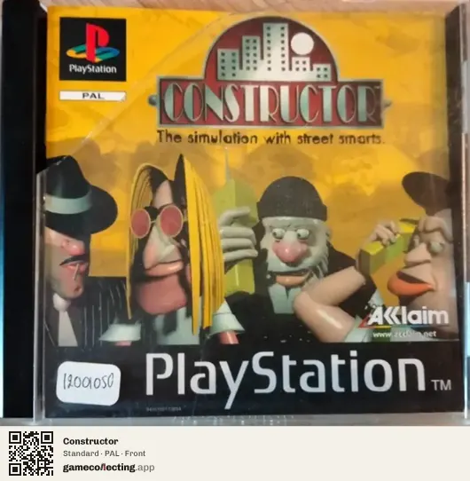 Constructor PlayStation, PAL box front