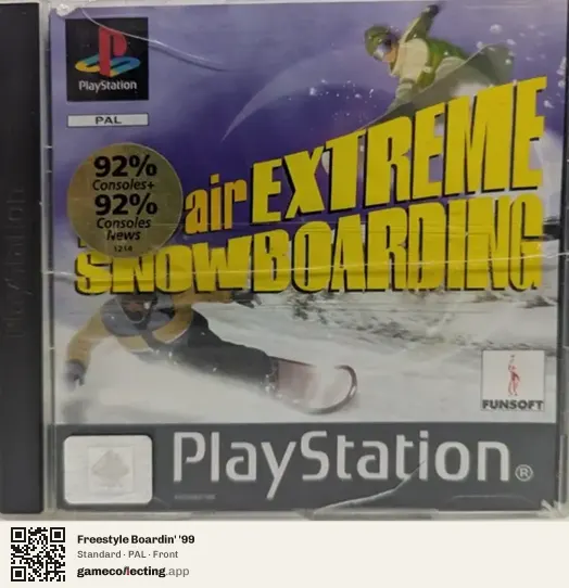 Freestyle Boardin' '99 PlayStation, PAL box front