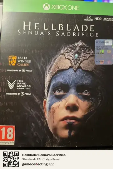 Hellblade: Senua's Sacrifice Xbox One, Italy box front