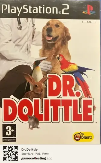 Dr. Dolittle PlayStation 2, PAL box front