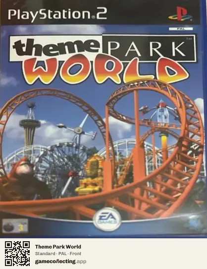 Theme Park World PlayStation 2, PAL box front