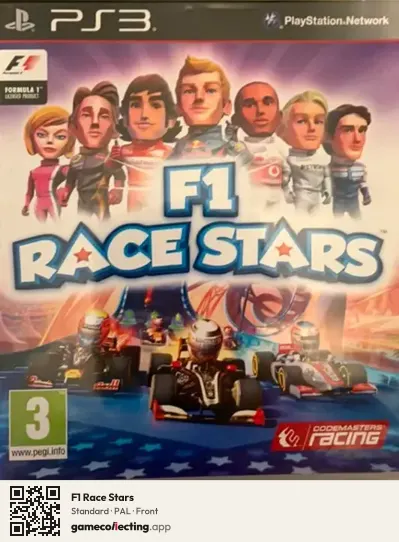 F1 Race Stars PlayStation 3, PAL box front