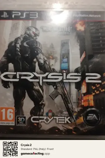 Crysis 2 PlayStation 3, Italy box front
