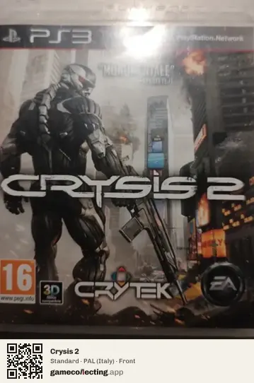 Crysis 2 PlayStation 3, Italy box front