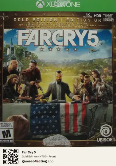 Far Cry 5 Xbox One, NTSC box front