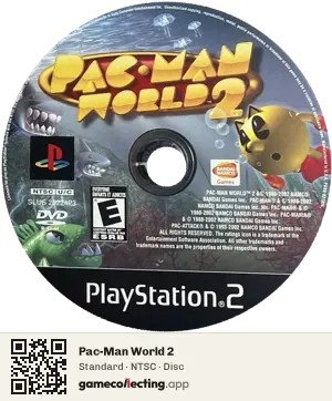 Pac-Man World 2 PlayStation 2, NTSC disc