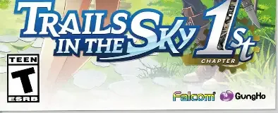 Trails in the Sky 1st Chapter, the ESRB box on its front