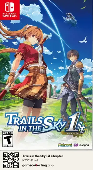 Trails in the Sky 1st Chapter Nintendo Switch, NTSC box front
