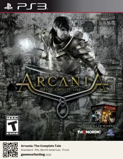 Arcania: The Complete Tale PlayStation 3, North America box front