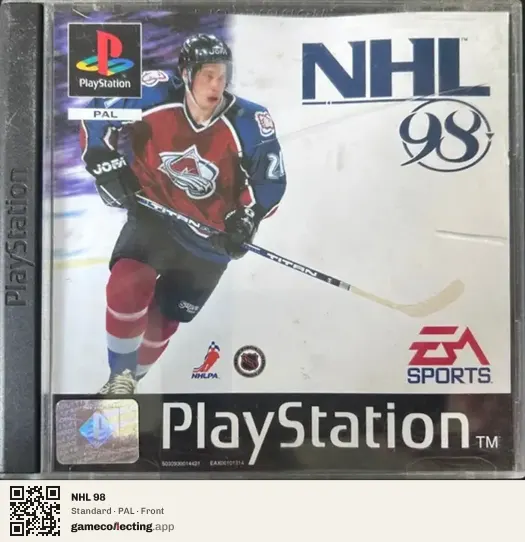 NHL 98 PlayStation, PAL box front