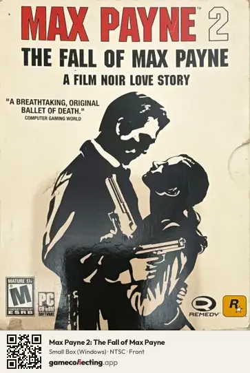 Max Payne 2: The Fall of Max Payne Computer, NTSC box front