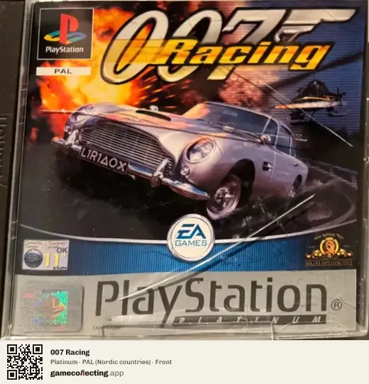 007 Racing PlayStation, Nordic countries box front